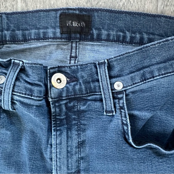 HUDSON Men's Blake Slim Straight Jeans Zip 5 Pockets Size 32 Blue Denim - Picture 2 of 8
